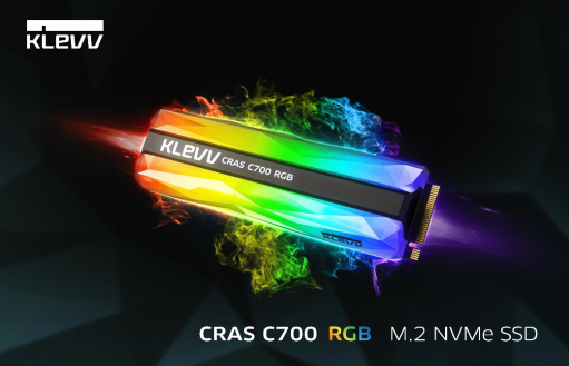 KLEVV科赋全新CRAS C700 RGB NVMe M.2 SSD 和电竞内存条将于台北国际电脑展盛大展出