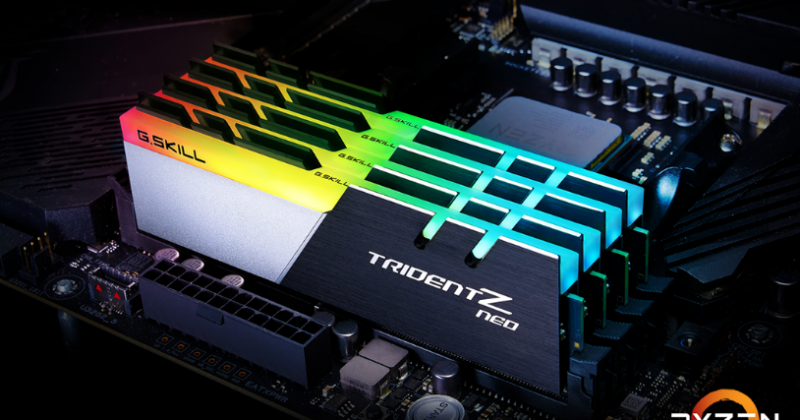 DDR4-3800 CL14! 芝奇Trident Z Neo 焰光戟飙速规格再进化